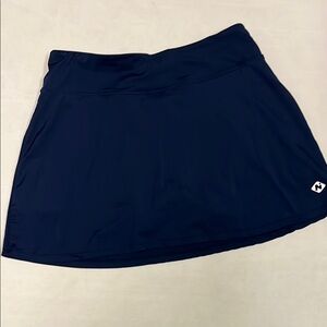 Naviskin Women's Navy Blue Active Skort Tennis Fitness Skirt Ball Pockets Size X